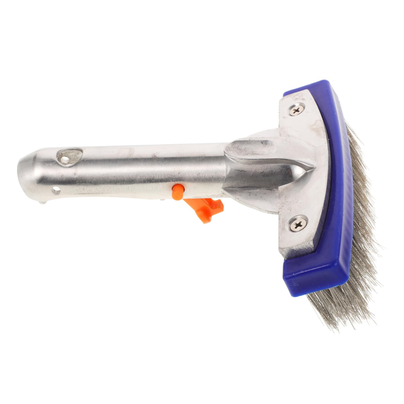 PRETYZOOM Aluminum Edge Wire Brush for Above Ground Pool Cleaning Stainless Steel Pool Brush Head