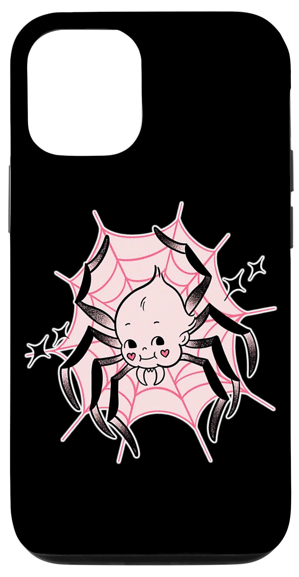 Kewpie Baby Spider Spiderweb Halloween Spooky Case for iPhone 12/12 Pro