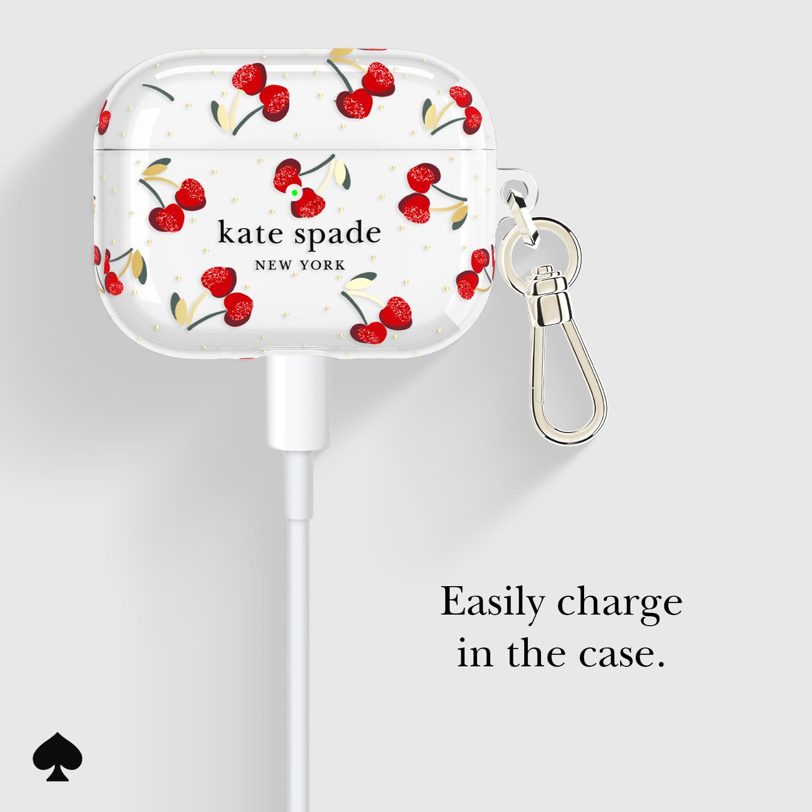 Kate Spade New York AirPods Pro 3 Protective Case with Keychain