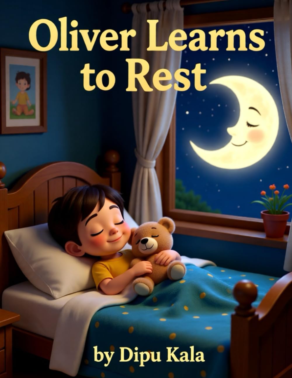 Oliver Learns To Rest: A Calm and Comforting Bedtime Story About Rest, Safety, and Peaceful Sleep