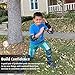 Soft-Style Kids Knee and Elbow Pads with Bike Gloves, Flexible Impact-Resistant Gear for Ages 2-11, Designed for Balance Bikes, Roller-Skating, and Skateboarding (Dogcat, Small)