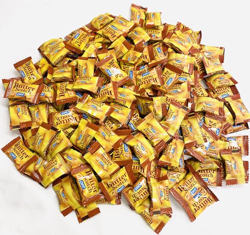 Butterscotch Hard Candy Sweets 1KG Bag Approx 175 Sweets