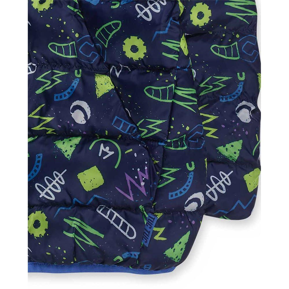 Tuc Tuc Parka acolchada de niño color azul marino colección robot maker