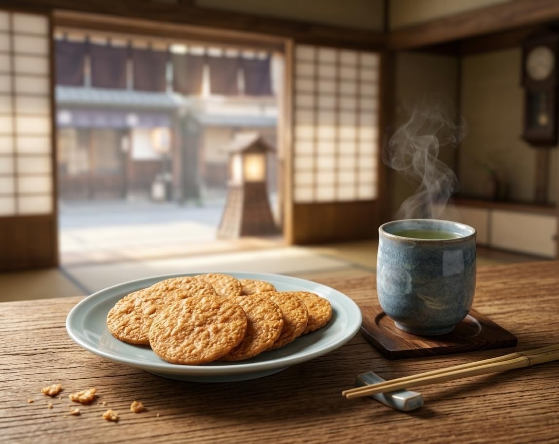 Amazon.co.jp: 三原堂本店 塩せんべい 30枚入り箱 紙袋付きセット