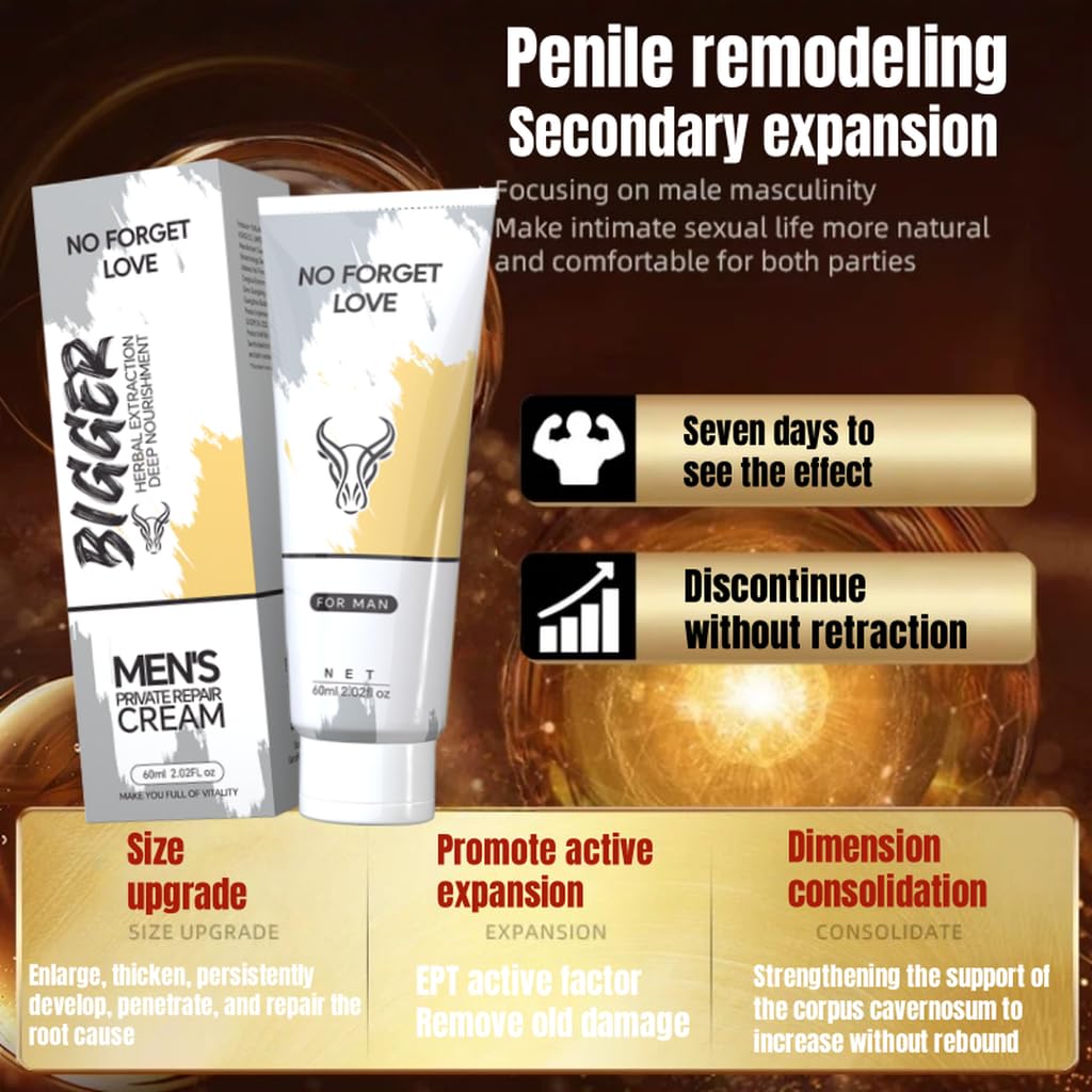 Sexy Men's Penis Growth Increased Thickened Sponge Body Secondary Growth Delayed Non ejaculation Long Hard Repair Cream