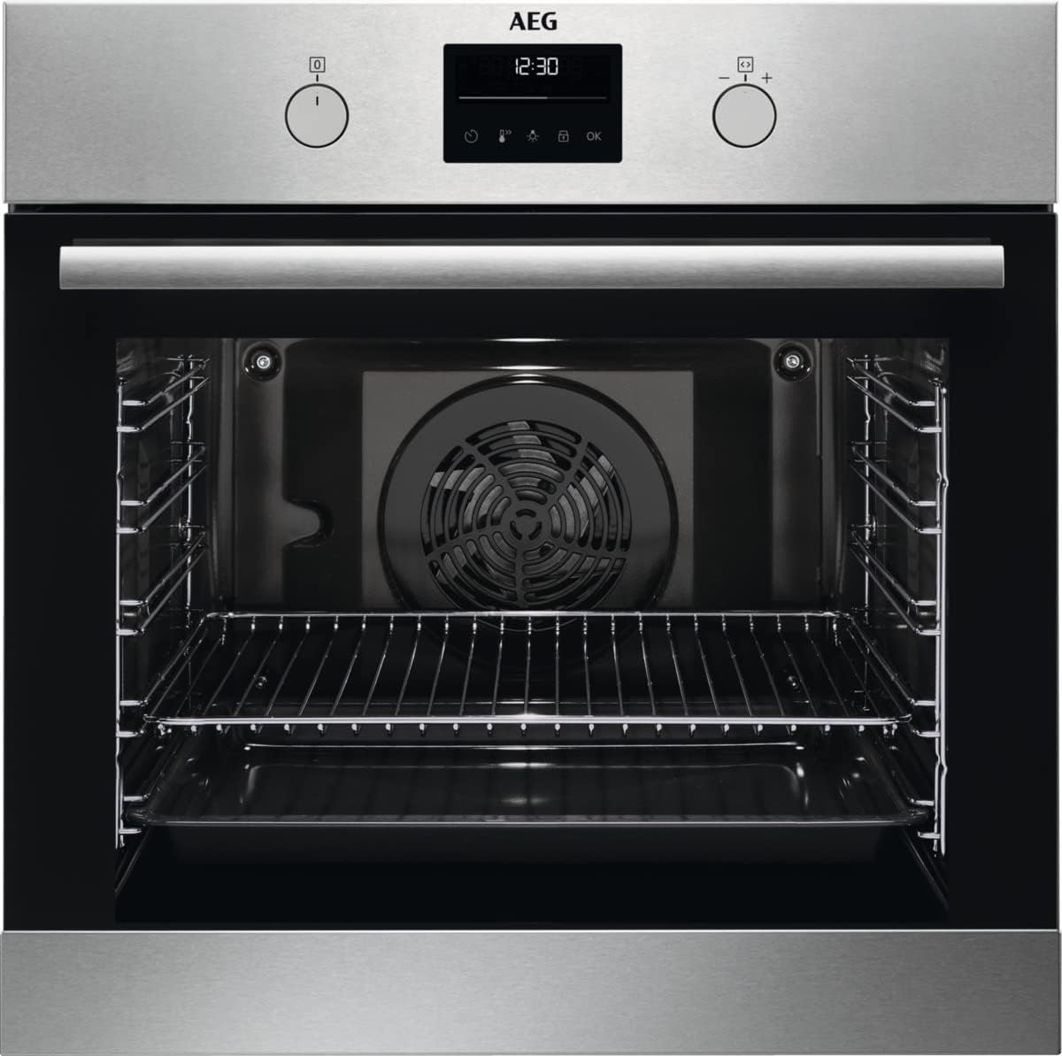 AEG BPB331061M - Forno da incasso - 72 litri - Classe A+ - Acciaio inossidabile [Classe di efficienza energetica A+]