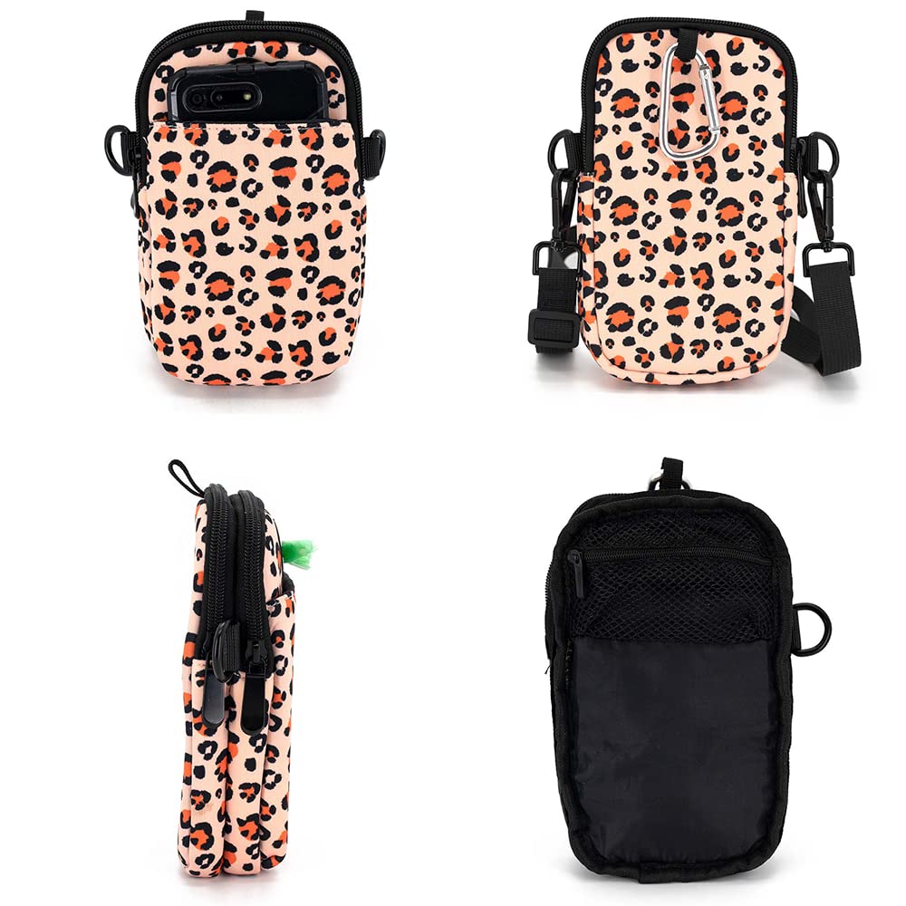 Gassi Tasche Hund, Leckerli-Tasche für Hund Gassi gehen, Hund Tasche mit Poop Bag Dispenser, Crossbody Bag für Handy, Hunde-Leckerlis, Spielzeug, perfekt für Spaziergänge, Training, Laufen