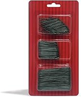 Bexter 300 Pack Green Metal Ornament Hooks for Christmas Tree - 2 Sizes, Bendable Wire Hangers, Sturdy for Ornaments & Decor