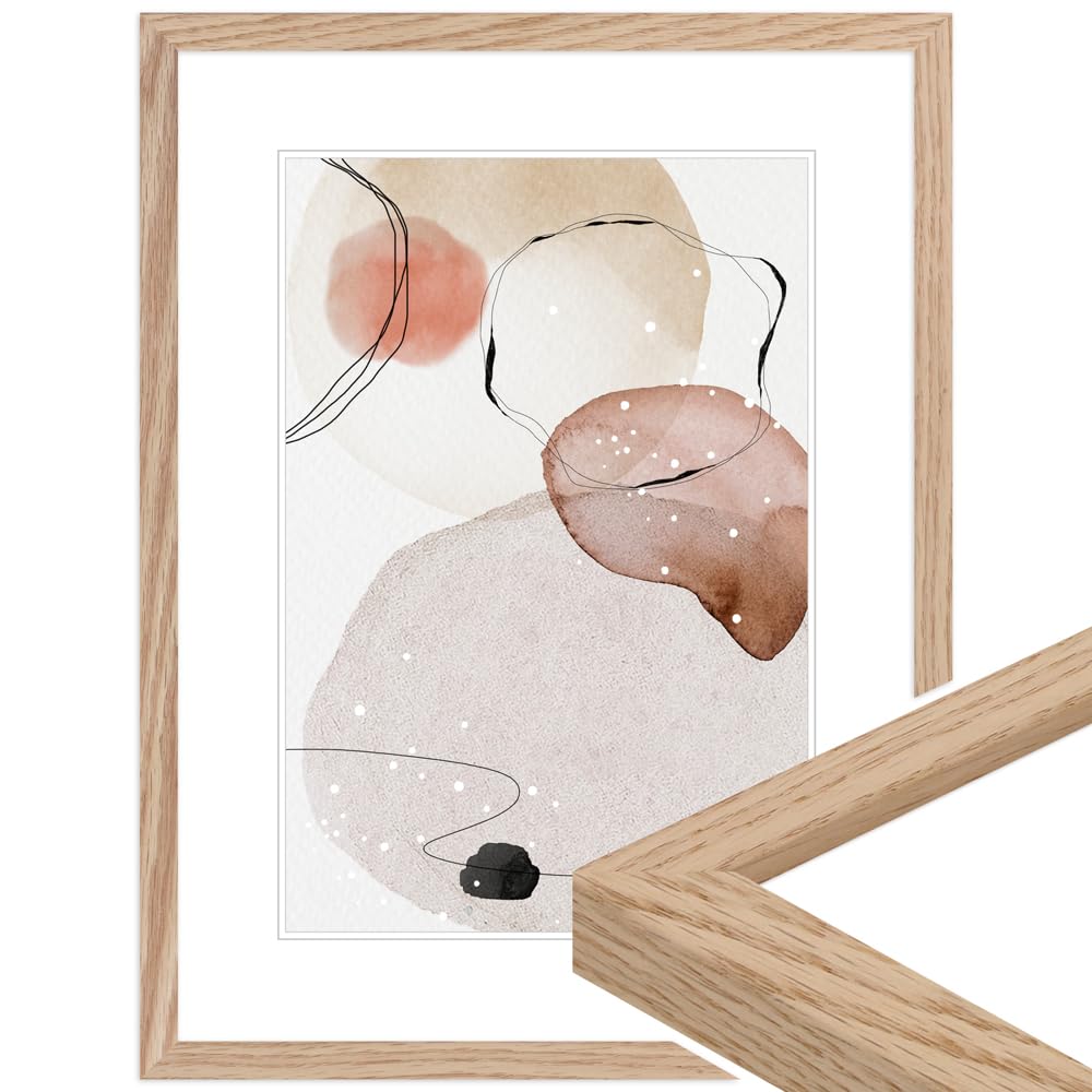 Wandstyle Oak Modern Wooden Picture Frame 24 X 30 Cm Wooden Picture Frame Poster Frame For Hanging Frame 30 X 24 Cm Photo Frame H950 Made In Germany