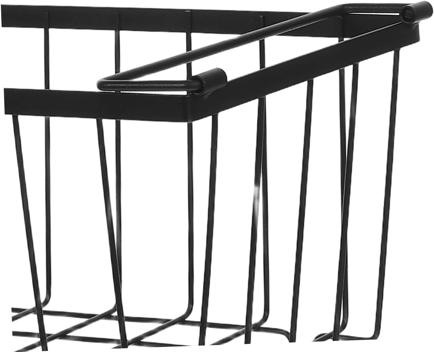 Balacoo 4pcs Freezer Organizer Bins Wire Storage Baskets with Handles for Easy Access Iron Design for Efficient Food Storage Chest Freezers and Pantries