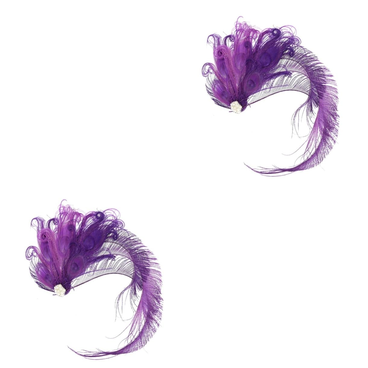 Épingle à cheveux de plumes pour éviter les coiffures de mariage ternes - 8