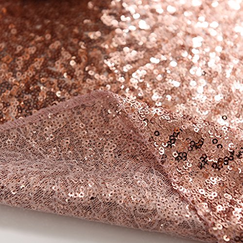 Pony Dance Sequins Table Runner - Decorative Sparkling Table Runner For Christmas/Party/Wedding/Birthday Banquet Home Decorations, 12 X 108 Inches, Champagne Blush #TOP5