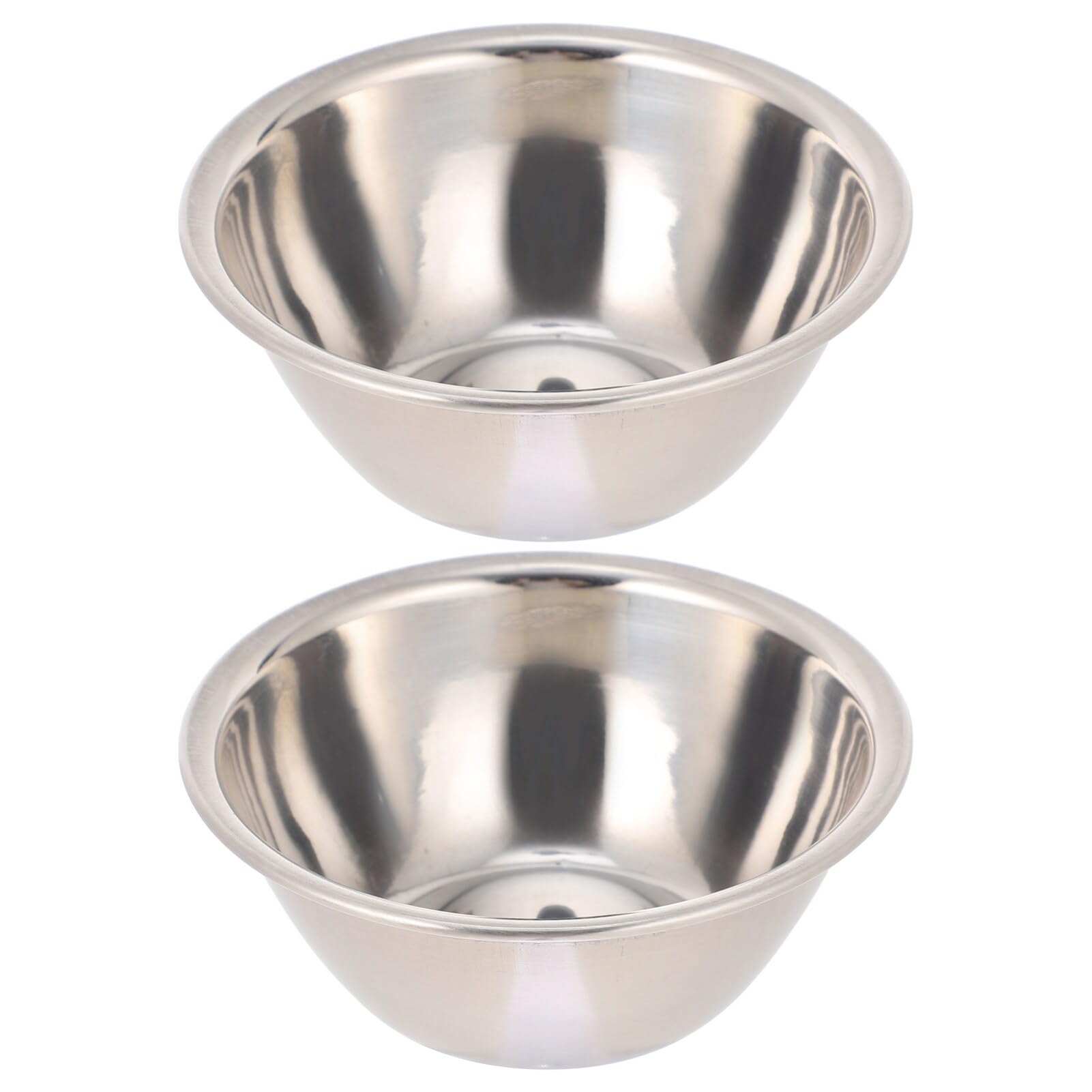 Baluue 2pcs Medical Bowl Bowls Thickened Iodine Cups with Seamless Construction Basin, Medical Stainless Steel Bowls for Sponges Dressings Fluid