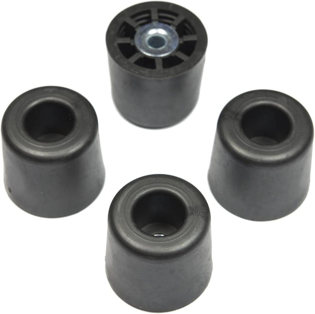 4 Large Extra Tall Rubber FEET 1.125" H X 1.250" D Made in USA Non