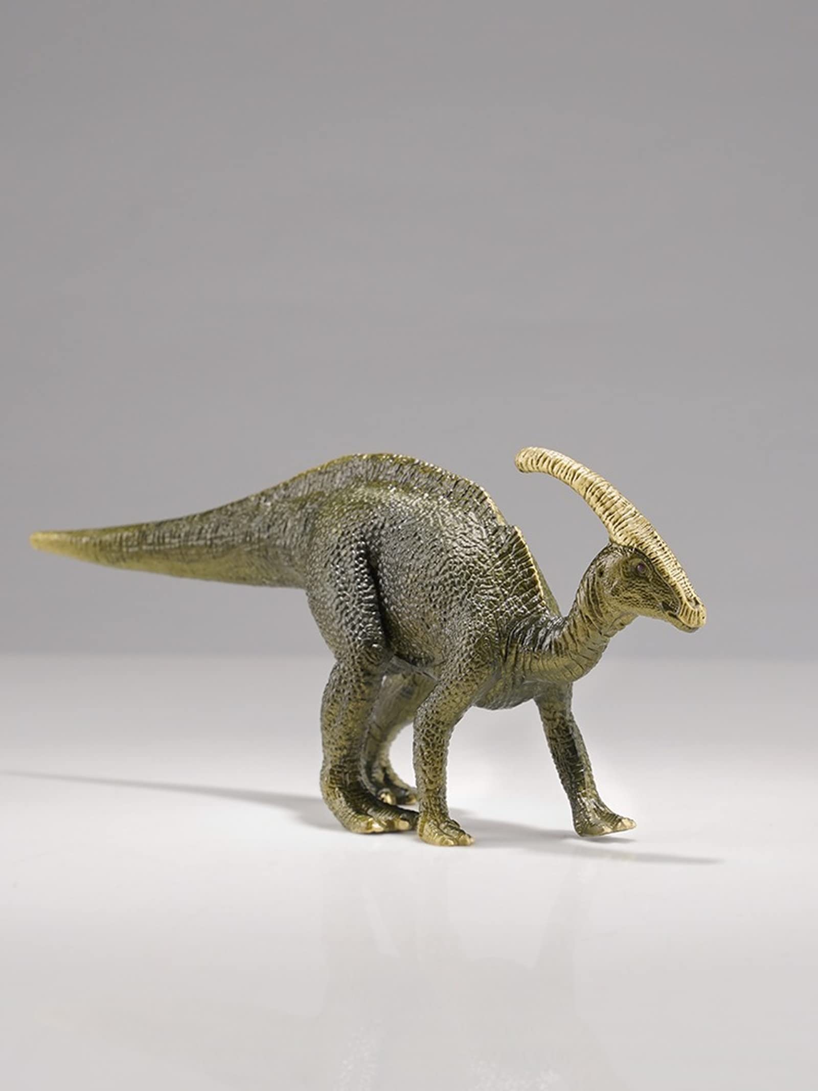 Mosiężna Figurka Stołowa Dinozaura, Jurajska Figurka Paraktenozaura, Dekoracyjna Ozdoba Do Gabinetu, Kolekcja Brązowych Rzeźb Bydła