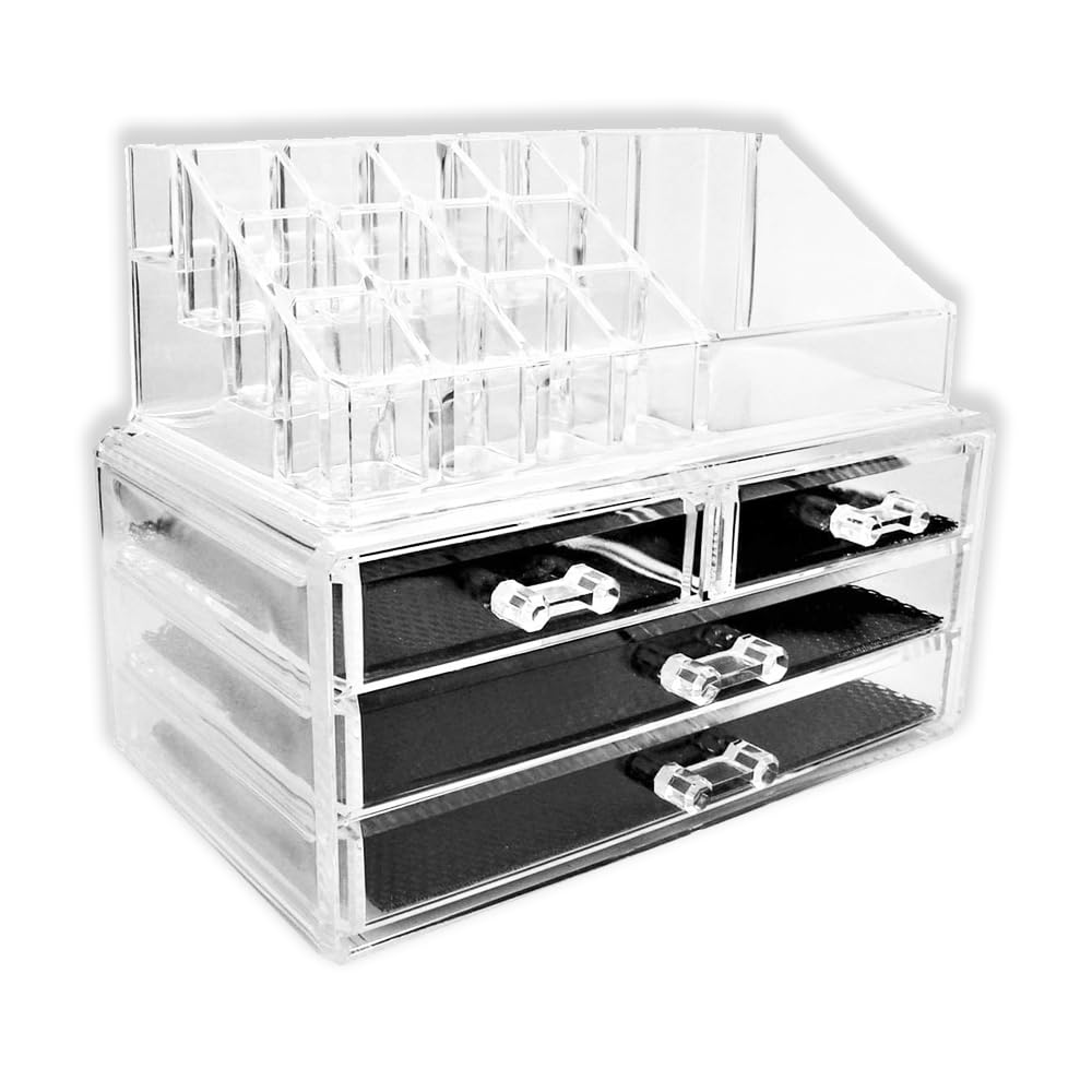 GC GLOBALCOMMERCE Cosmetic Display Box Makeup Box for Jewellery Lipstick Mascara Make Up