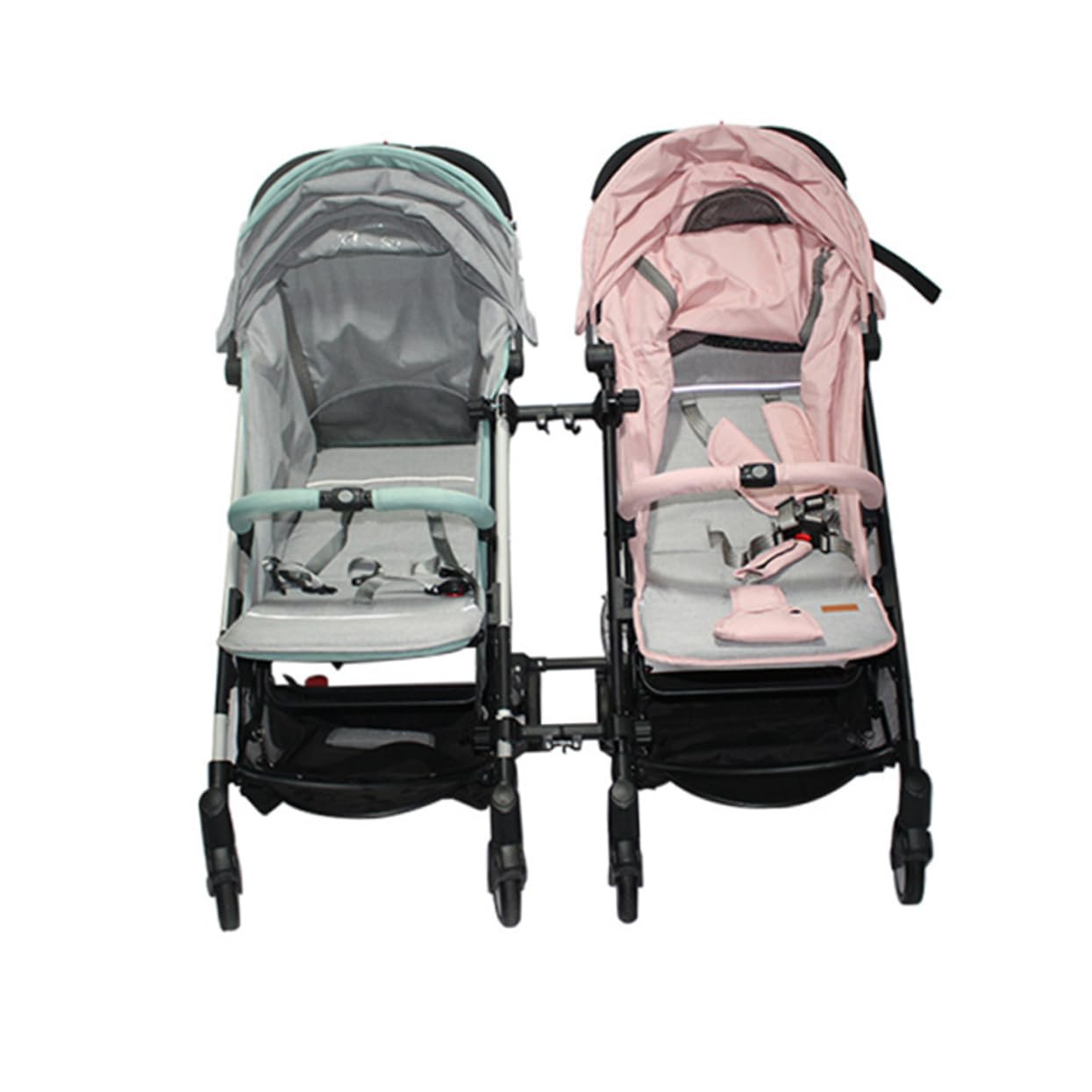 3pcs Adjustable Stroller Connectors for Twin Pram Connector Lightweight Twin Stroller Accessory for Easy Outdoor Use Dual Pram