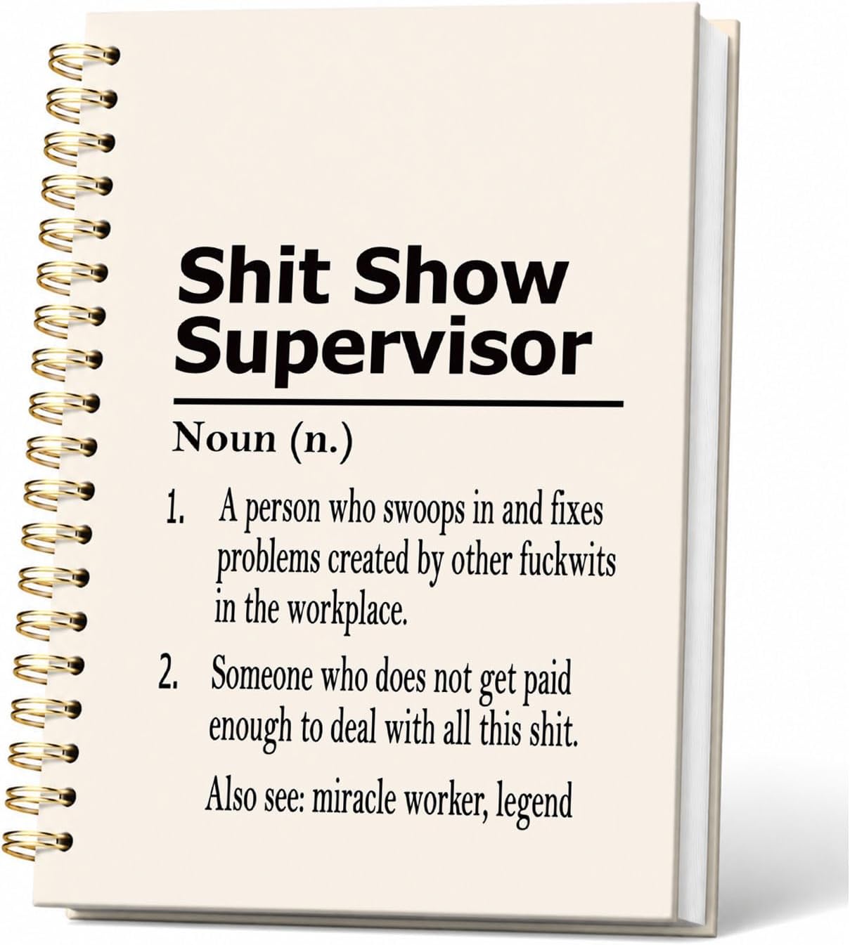 Funny Office Work Gifts Notebook Journal for Coworkers,Funny Sarcastic Work Gifts for Coworkers Boss Friends Adults,Fun Office Gift for Women Men, Fun Notebook Journals for Writing 5.5x8.3in