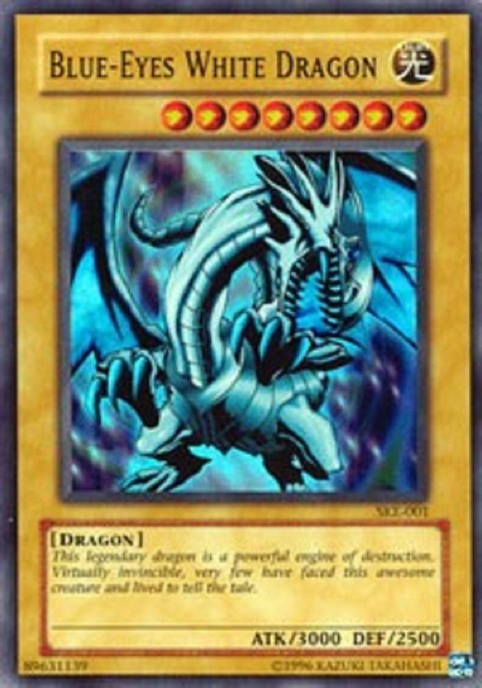 Amazon.com: Yu-Gi-Oh! - Blue-Eyes White Dragon SKE-001 Super Rare