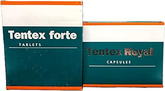 Himalya Herbal Men’s Health Pack, Tentex Forte and Royal Combo 50-50 Capsules Each I Herbal Formulation I Helps Improve Physical Performance I Clinically tested I Improves Strength & Stamina