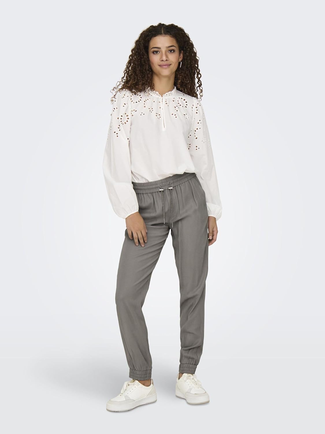 ONLY women's Onlkelda-Emery Mw Pull-Up Pants Pnt Noos Onlkelda-emery Mw