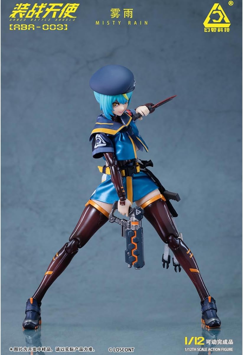 装戦天使 霧雨 1/12 可動フィギュア Amazon.co.jp: LEBOO 幻馭科技 LOSCONT 1/12『装戦天使』シリーズ 第 3