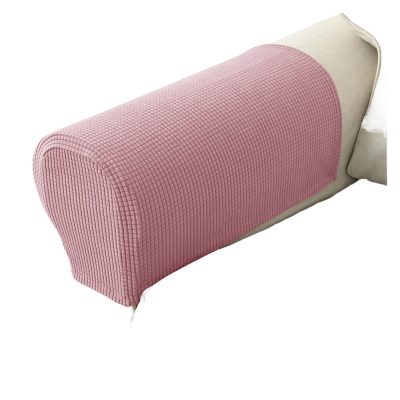 Couch Arm Covers Sofa Armrestors Removable Multicolor 2 Pieces(Pink)