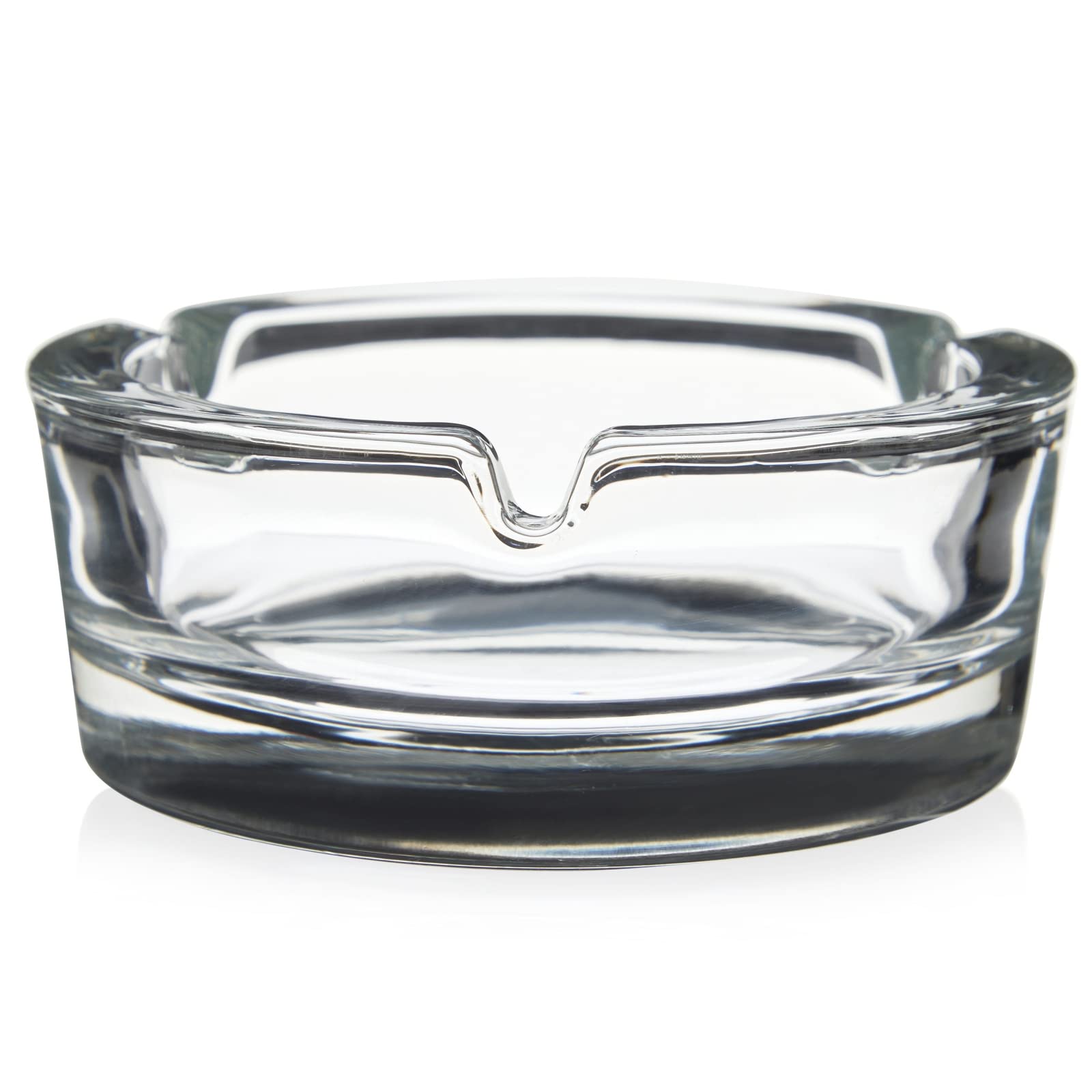 Zoodlee Glass Ash Trays for Cigarettes 4 x 1.5 Inches 2