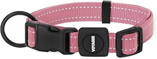 Best Pet Supplies Voyager Reflective Dog Leash or Collar with Neoprene Handle, for Small, Medium, and Large Breed Puppies, Cute and Heavy Duty for Walking, Running and Training - Pink, S