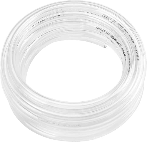 Miniatura 9 de Tubo de vinilo transparente, manguera de PVC para uso de baja presión, flexible, ligero, 5 pies, 10 pies, 50 pies, 100 pies de longitud