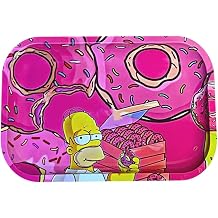 Cute Metal Tray Pink, Metal Small Plate, Premium Storage Serving Tray Pink-Large