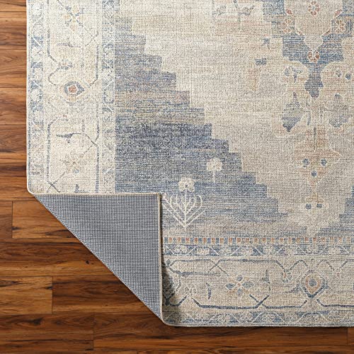 Surya Becki Owens X Luca Medallion Area Rug, 9'2" X 12', Pewter #TOP3