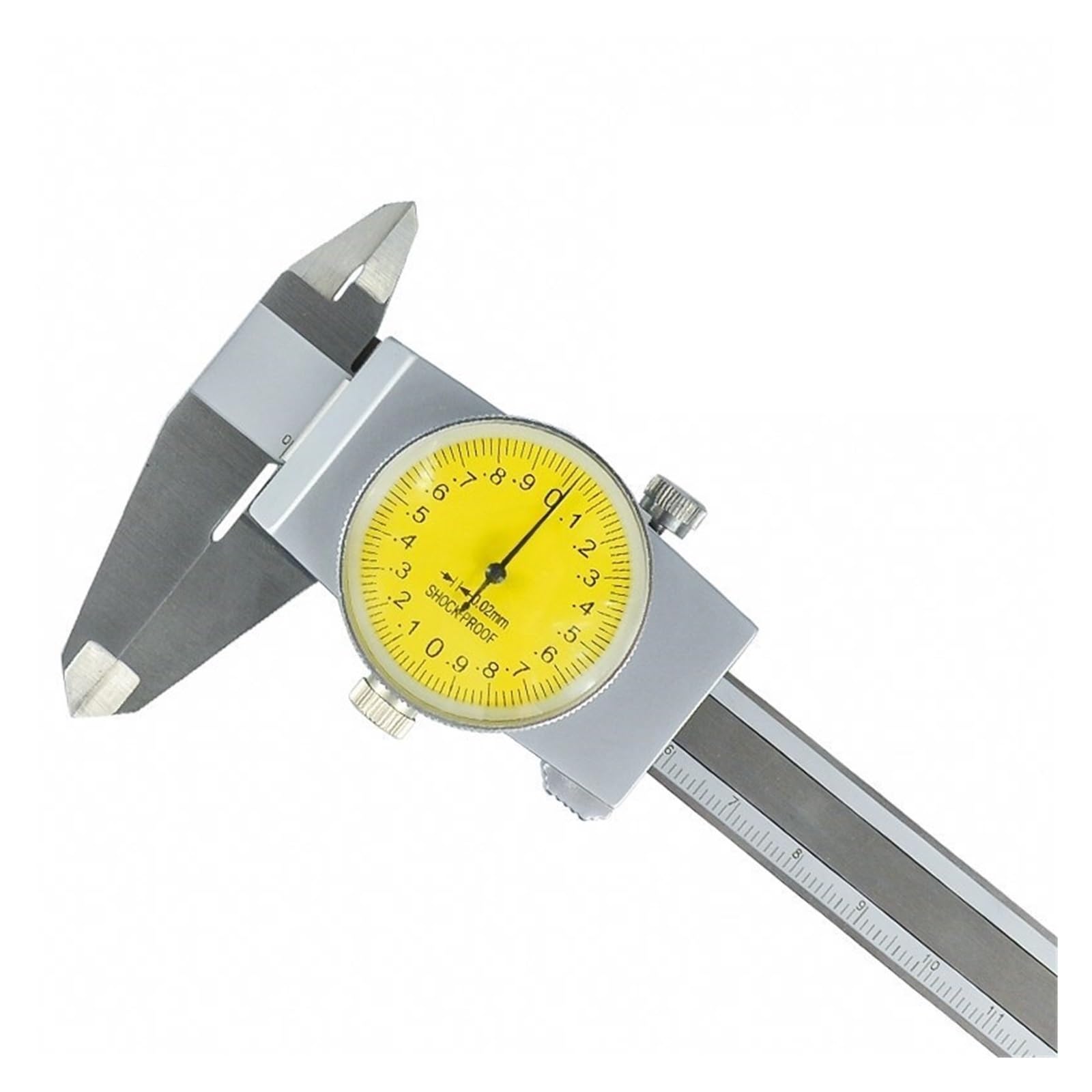 SWENEEN 0.01/0.02Mm Dial Shockproof Dial Gauge 0-150/200Mm Stainless Steel Vernier Caliper Micrometer Measure Tool,0-150mm