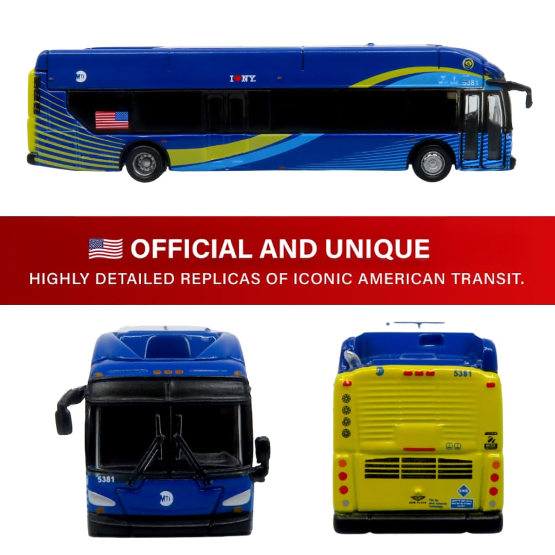 Amazon.com: Iconic Replicas NFI Xcelsior XN40 Transit Bus: MTA New