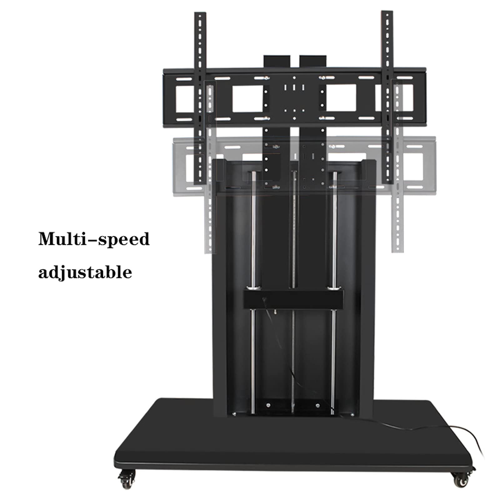 tv Stand Smart Electric. TV Stand Altezza regolabile TV Controllo intelligente a doppia colonna a doppia colonna da terra del carrello mobile TV Stand per TV a 40 "-90" TV a schermo piatto fino a 165