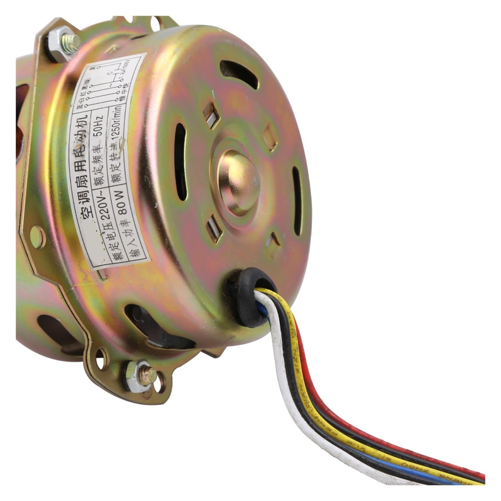 YYHS-60 6 Linee Ventilatore Elettrico Raccordi 80W 220V Motore Speciale For Ventilatore Dell'Aria Condizionata/Ventola Fredda 220V Filo Di Rame Puro In Senso Orario
