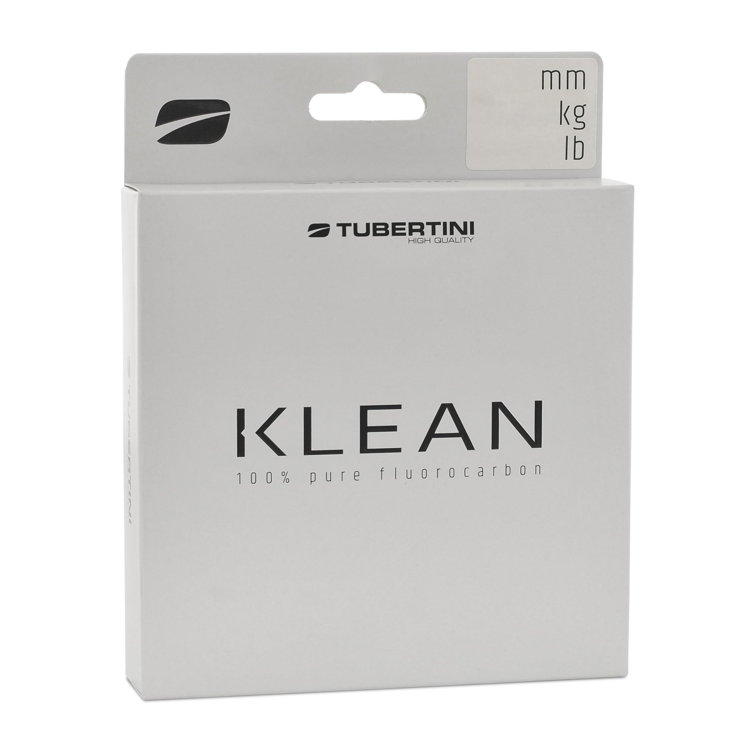 Tubertini KLEAN Fluorocarbon 100% PVDF – Invisible and Ultra Resistant for Freshwater and Sea Finals – Perfect for Big Game, Trolling and Vertical Fishing. (0.28 mm - 4.95 kg (10.90 lb) 50 mt)