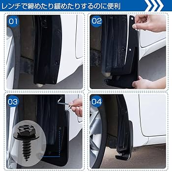 Amazon | タッピングネジ 車用六角頭ネジ ワッシャー付き 20個