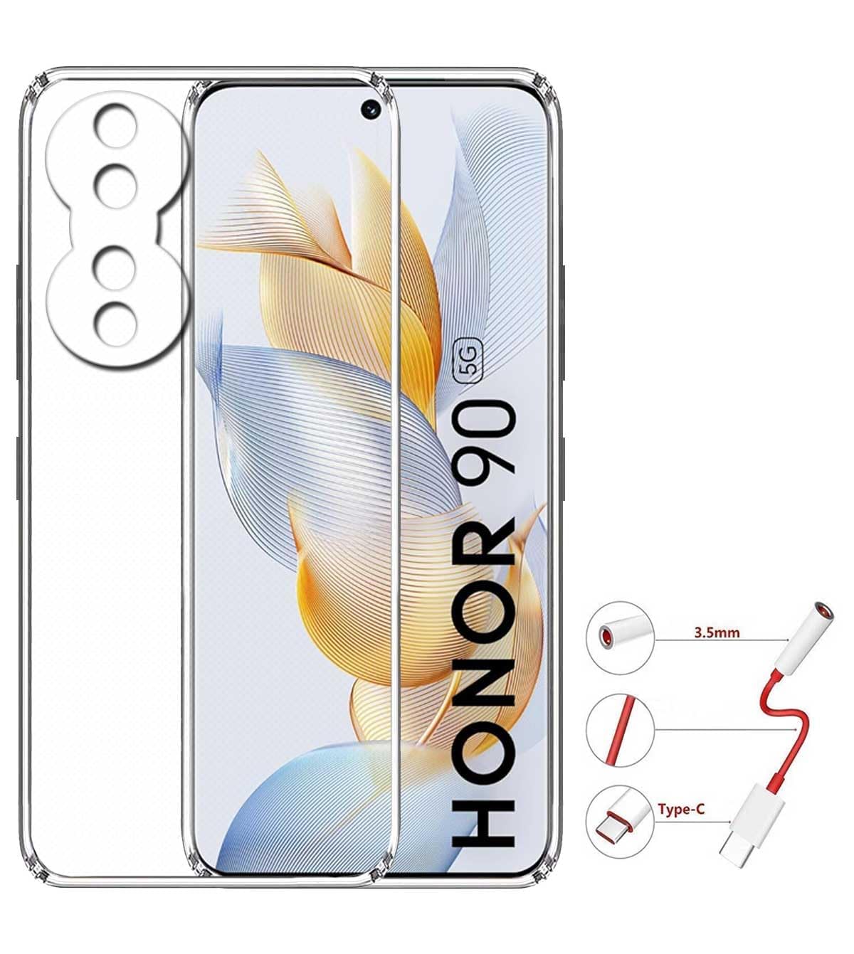 FLAZER Mobile Back Case Cover for Honor 90 5G (Soft Silicone Transparent) (B0CVS5RVW9) Amazon Price History, Amazon Price Tracker