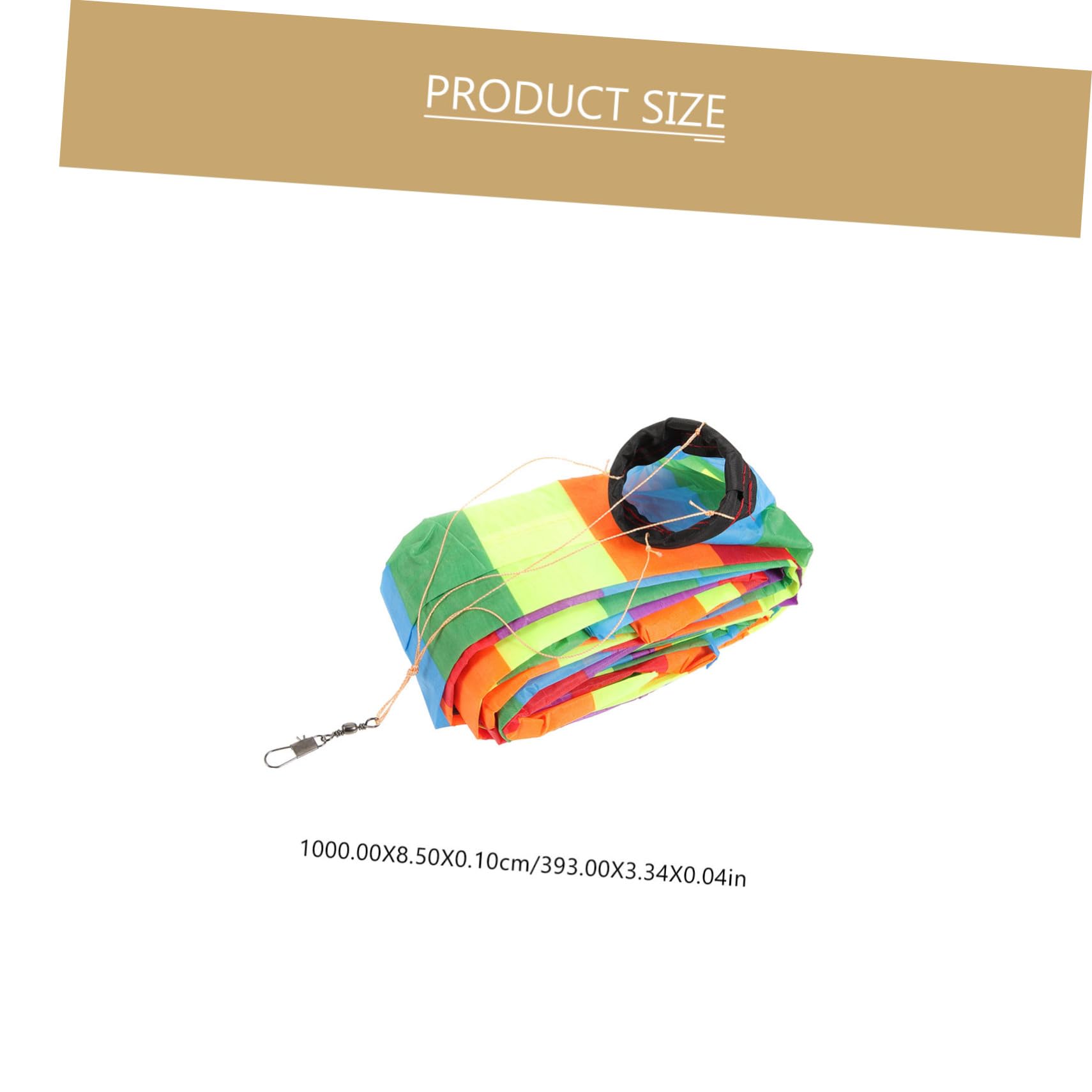 Queue De Cerf-volant 10 Mètres - Banderole Arc-en-ciel - Tissu Résistant - Stabilité En Vol - Accessoire Pour Grand Cerf-volant