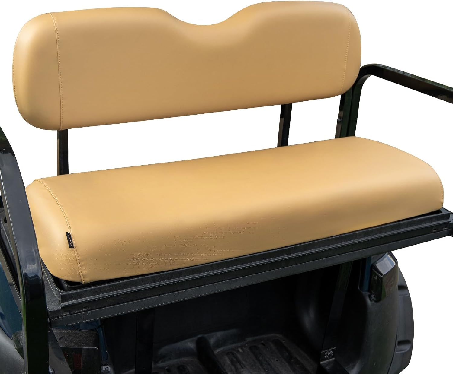 NOKINS Golf Cart Rear Seat Covers,Waterproof Leather Seat Cover Fit for EZGO/Club Car/Yamaha Regular Seat Cushion Aftermarket Back Seat Kit