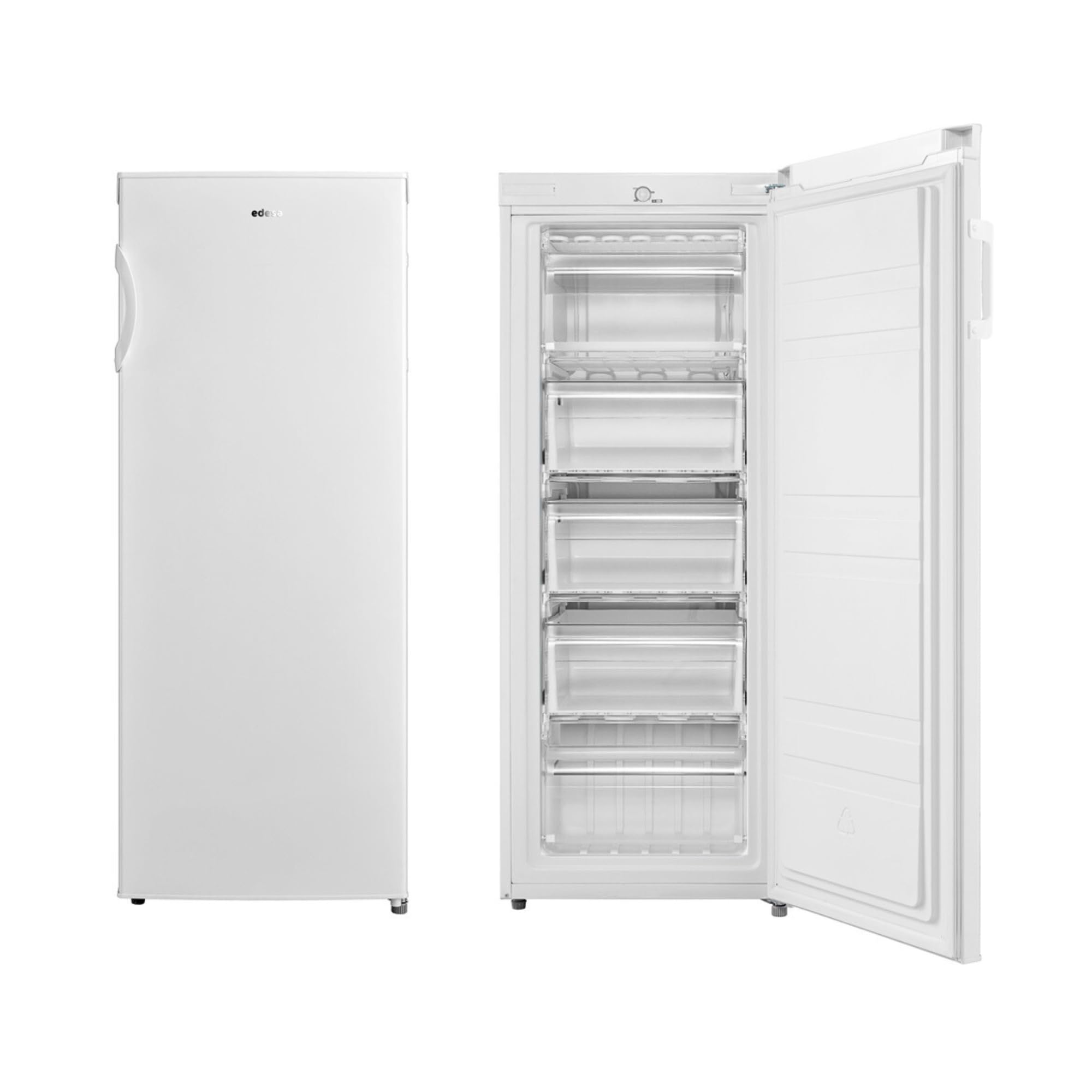 CATA CONGELADOR EZS-1412 WH/A Sin Escarcha Capacidad Neta 160L Consumo Eléctrico 183 KW/Año Puerta Reversible Eficiencia Energética E Luz LED Color Blanco