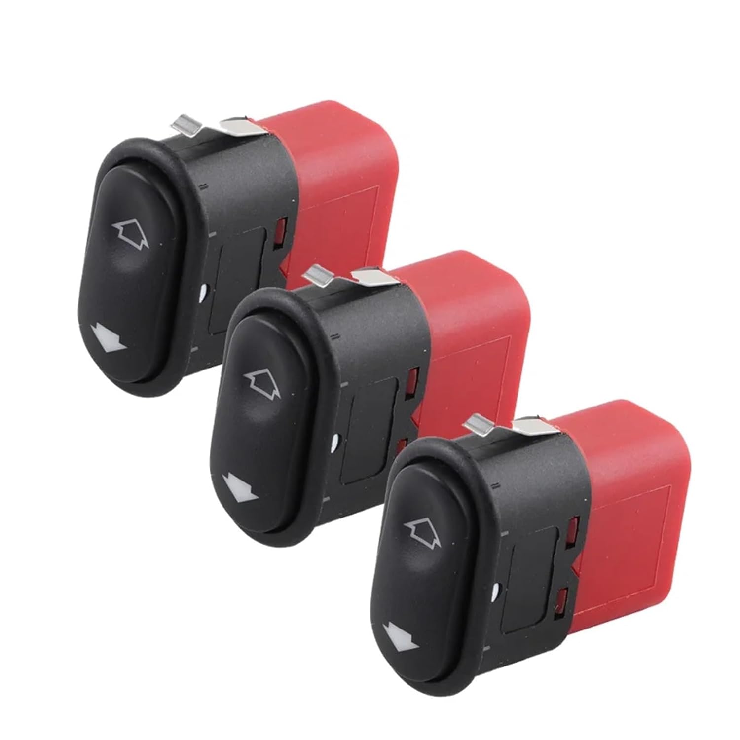 95BG-14529-AB 95BG14529AB Power Window Switch Compatible with Fiesta Escort Contour Transit Mercury Cougar Car Accessories(3pcs red)