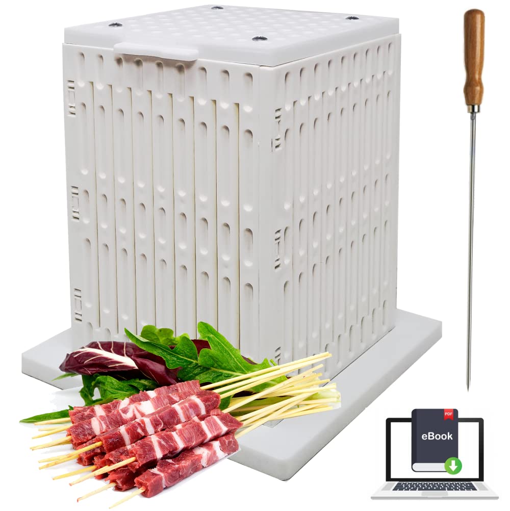 CUBE POUR ROSTICINI 64 Pcs POUR LA FABRICATION FACILE DE Rôtiers, Brochettes Viande, Poisson, Fruits, Kebab