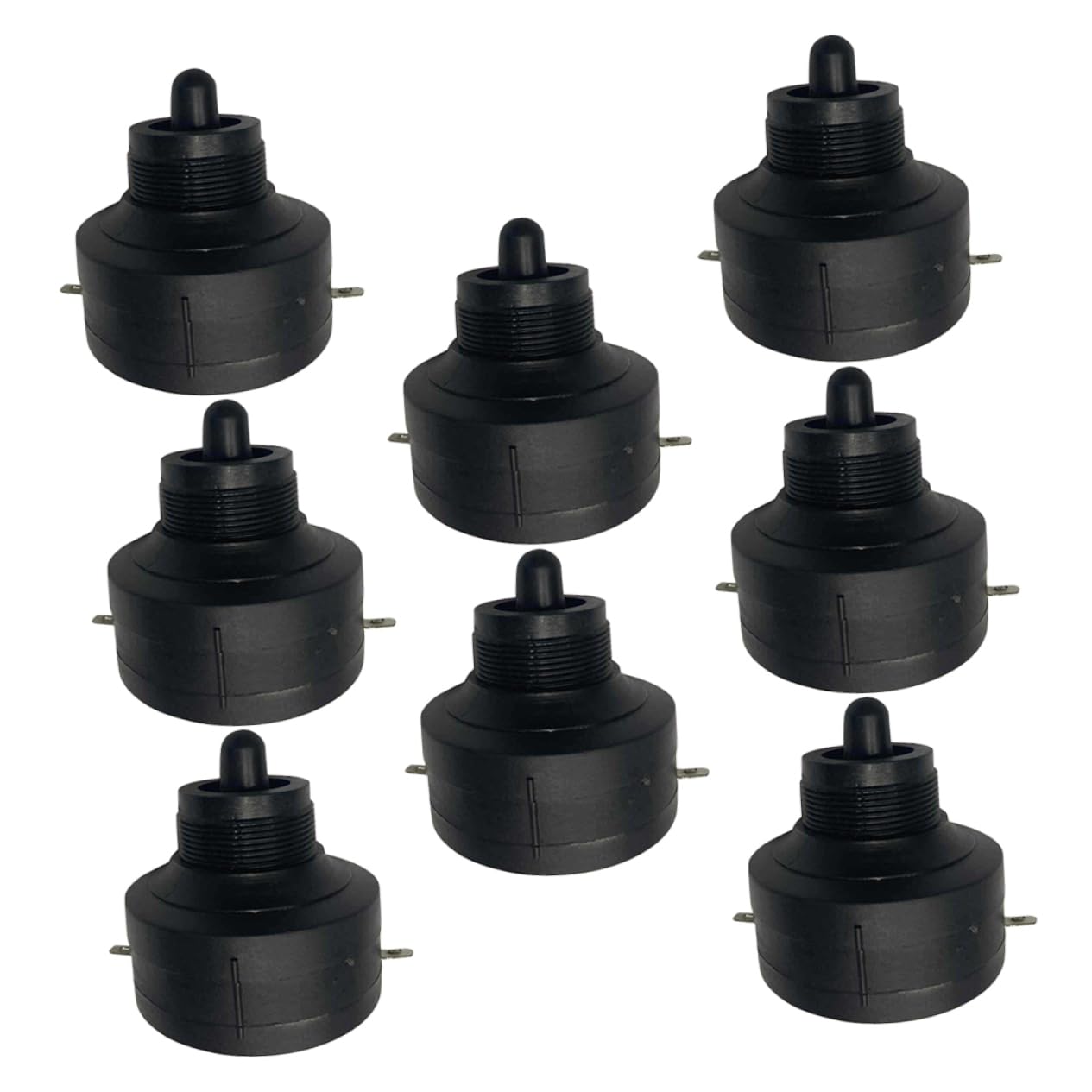 Holibanna 8Pcs Auto Audio Tweeter Loudspeaker High Pitched Horn Speakers for Car Audio System Durable Construction Crisp Sound for Vehicle Upgrades