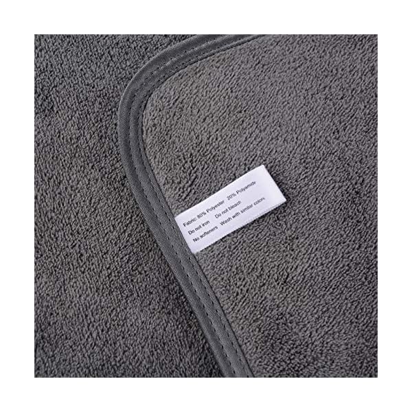 Sinland-Microfiber-Face-Cloths-for-Bath-Reusable-Makeup-Remover-Cloth-Ultra-Soft-and-Absorbent-Washcloths-for-Baby-12Inch-x-12Inch-12pack-Grey SINLAND Microfiber Face Cloths Reusable Makeup Remover Washcloths Super Soft and Absorbent Fingertip Face Towels for Sensitive Skin Women 12 x 12 Inch 12 Pack Grey