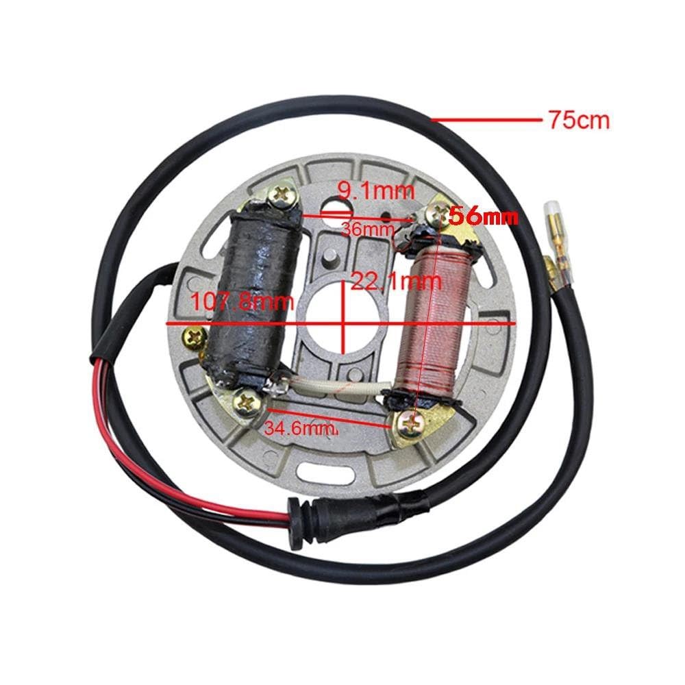 Dispositivi Accensione Moto Per LT80 Per LT 80 Per Quad Per Sport 80 Per Quadsport Bobina Di Accensione Magneto Statore Piastra Parti Di Ricambio 21003-S005 Kit Accensione Motocicletta