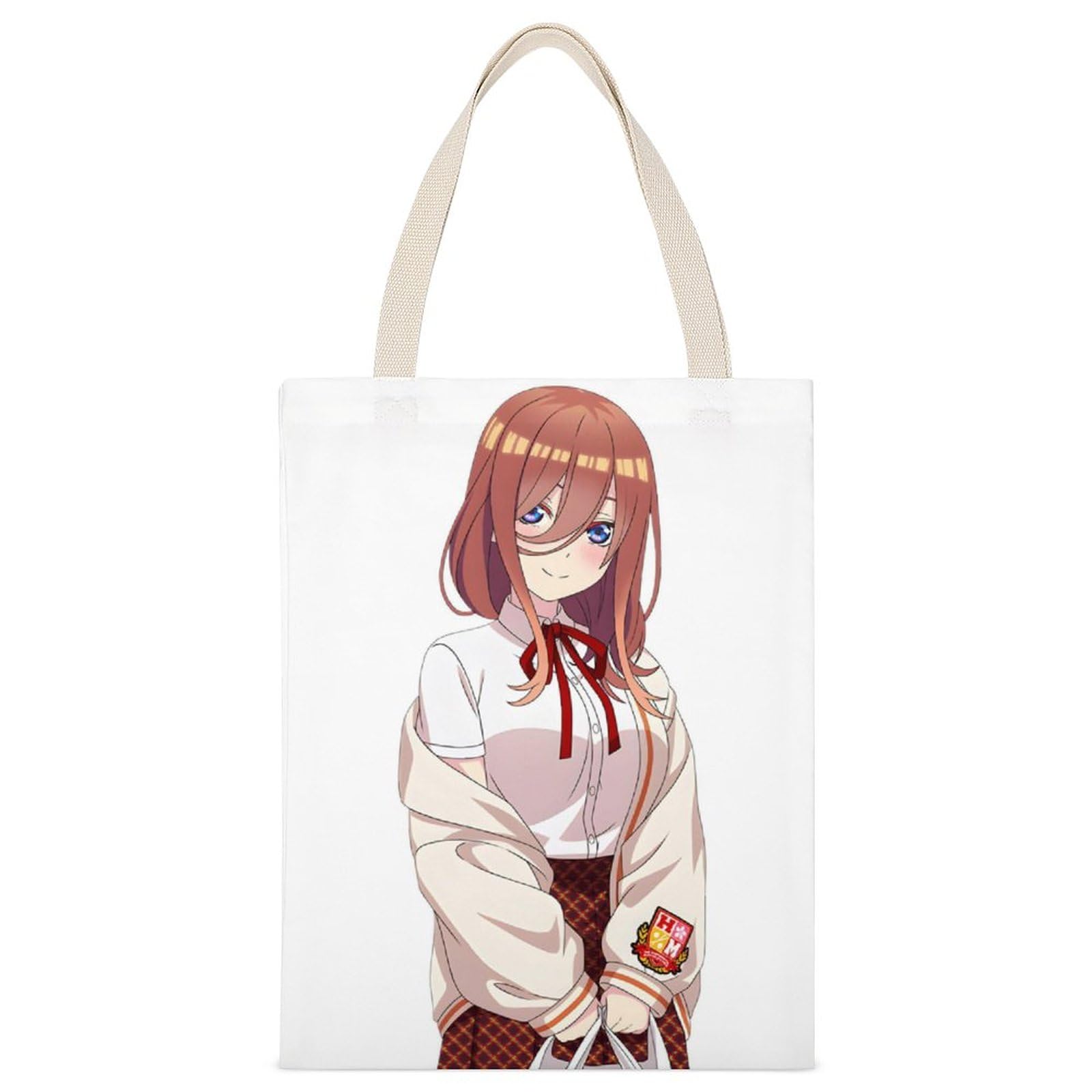 Amazon.co.jp: 五等分の花嫁 中野三玖 トートバッグ キャンバス 大容量