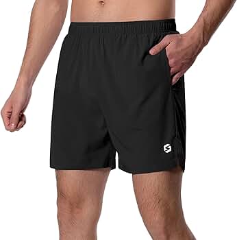 Amazon.com: Men's 5 Inch Running Shorts Lightweight Athletic
