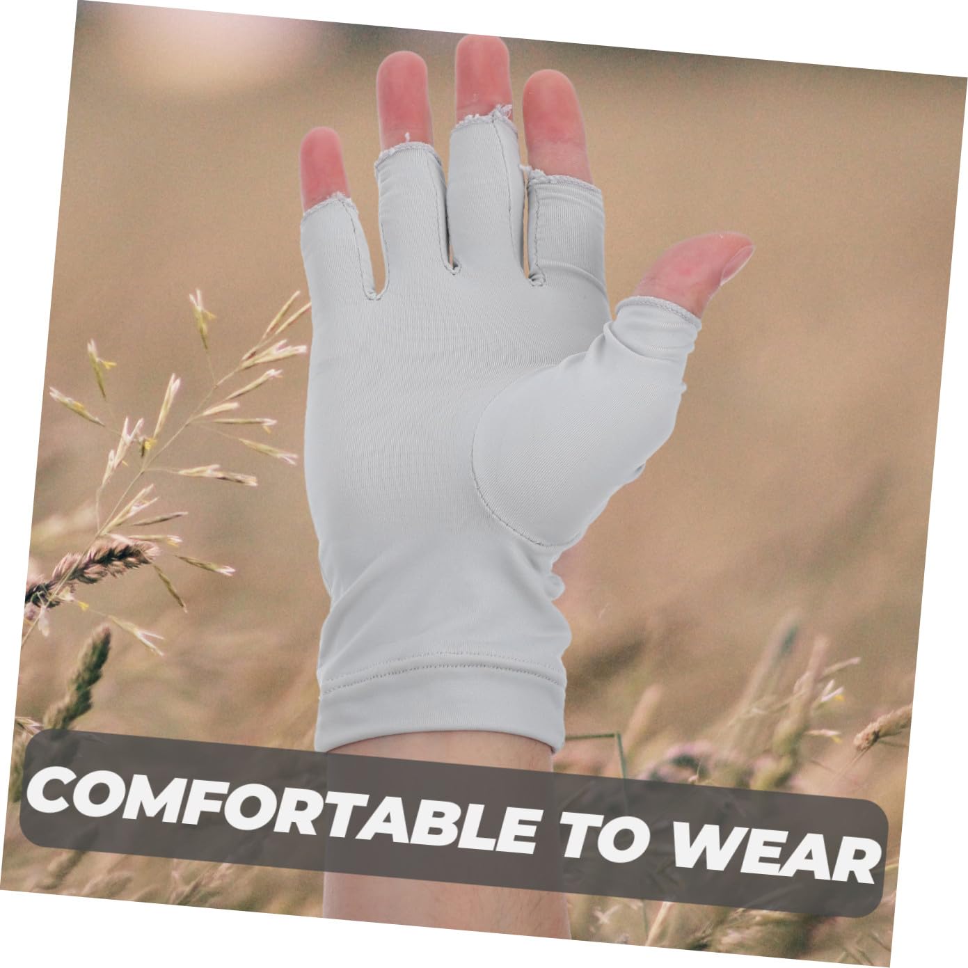 Healeved 5pares Guantes De Manicura Uv De Gel Protección Solar Para Manos Guantes Sin Dedos Material y Duradero Para Manicuras De Gel